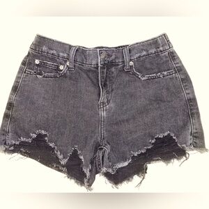 Aerie Daydream Black Denim Short